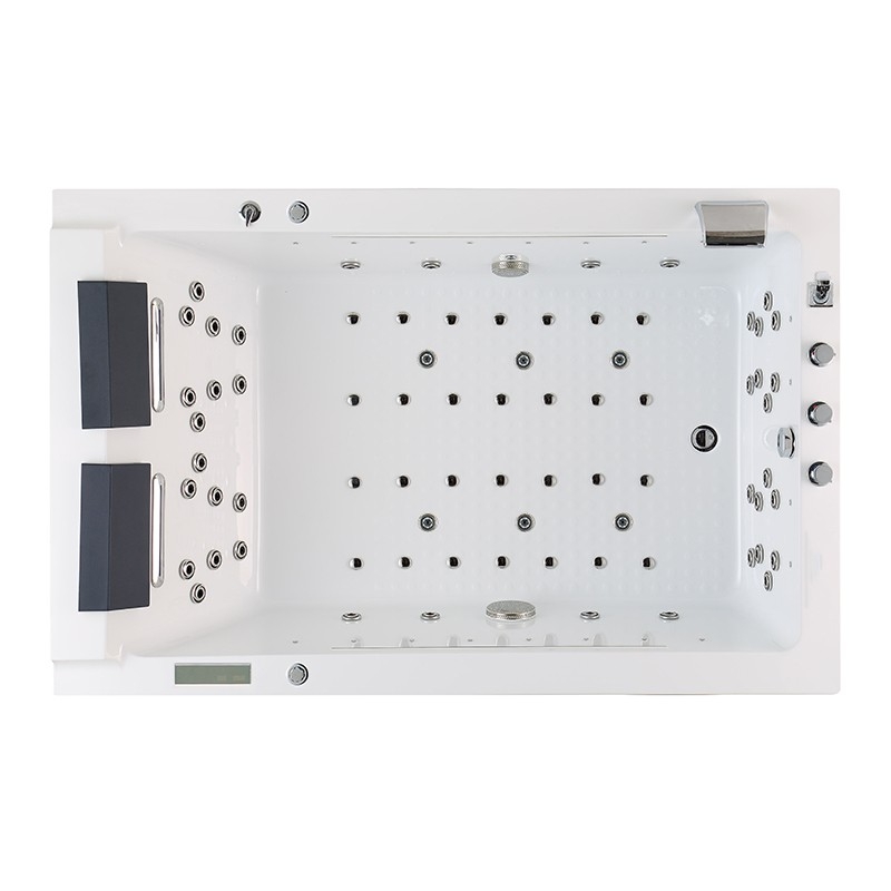 BAIGNOIRE BALNEO LORD DUO BLANC 2 PLACES ARCHIPEL® 185X120 - DROITE