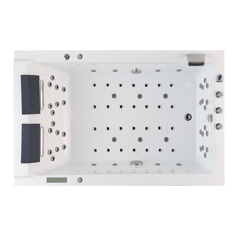 BAIGNOIRE BALNEO LORD DUO BLANC 2 PLACES ARCHIPEL® 185X120 - DROITE