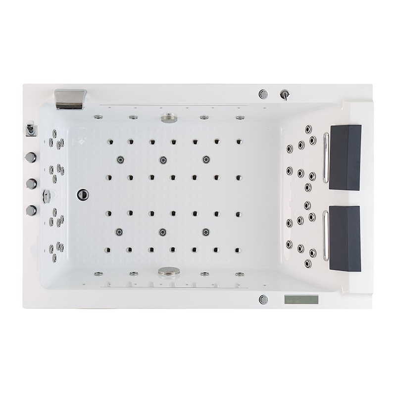 BAIGNOIRE BALNEO LORD DUO BLANC 2 PLACES ARCHIPEL® 185X120 - GAUCHE