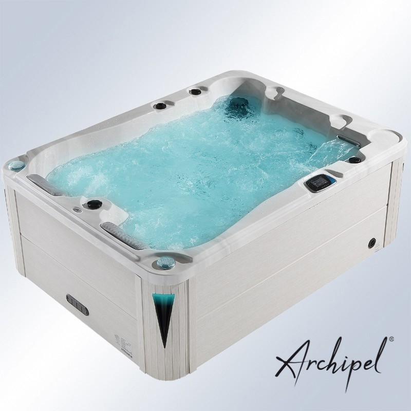 Spa 2-3 places Archipel® G23 VIP BLANC MARBRE - Spa Thérapeutique Balboa 210x158