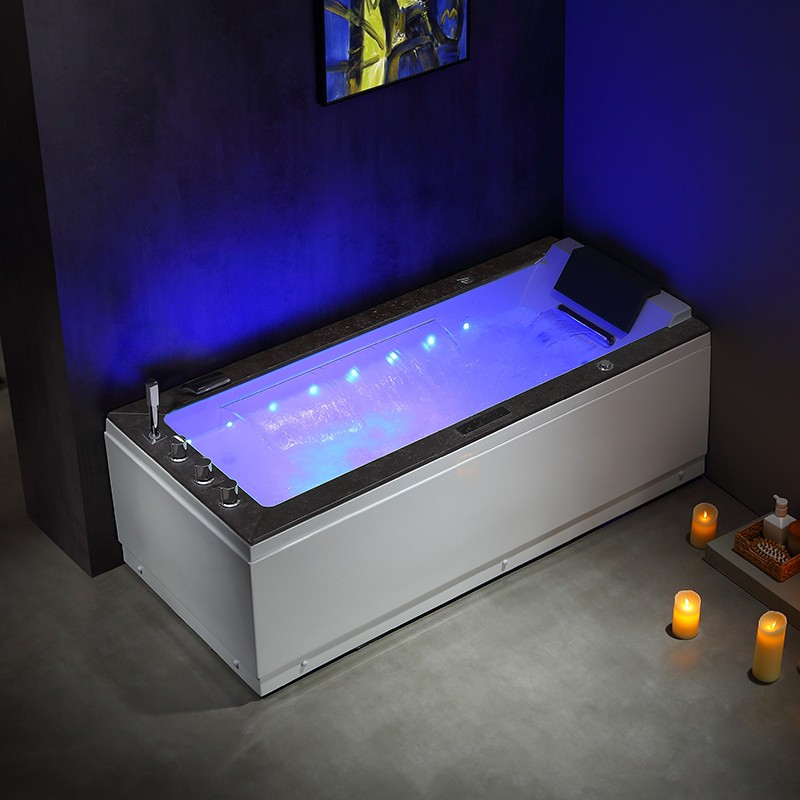 Baignoire balneo Lord Solo1 place ZELAND® 170x75 - GAUCHE