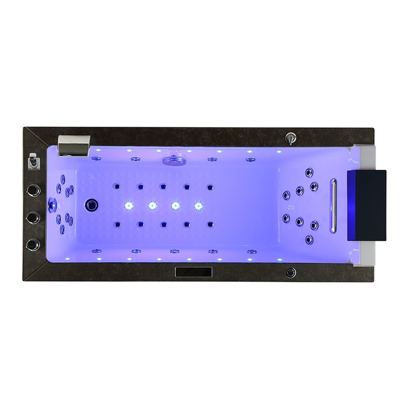 Baignoire balneo Lord Solo1 place ZELAND® 170x75 - GAUCHE