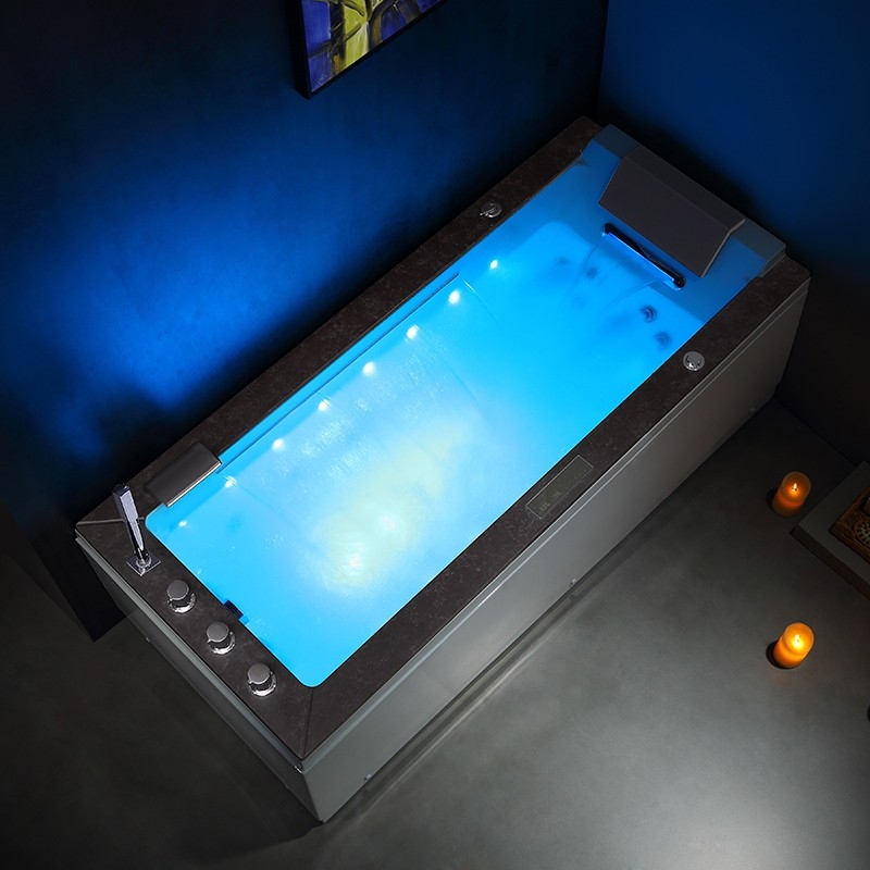 Baignoire balneo Lord Solo1 place ZELAND® 170x75 - GAUCHE