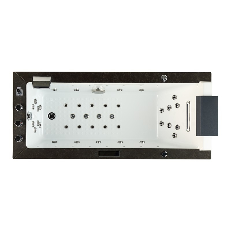 Baignoire balneo Lord Solo1 place ZELAND® 170x75 - GAUCHE