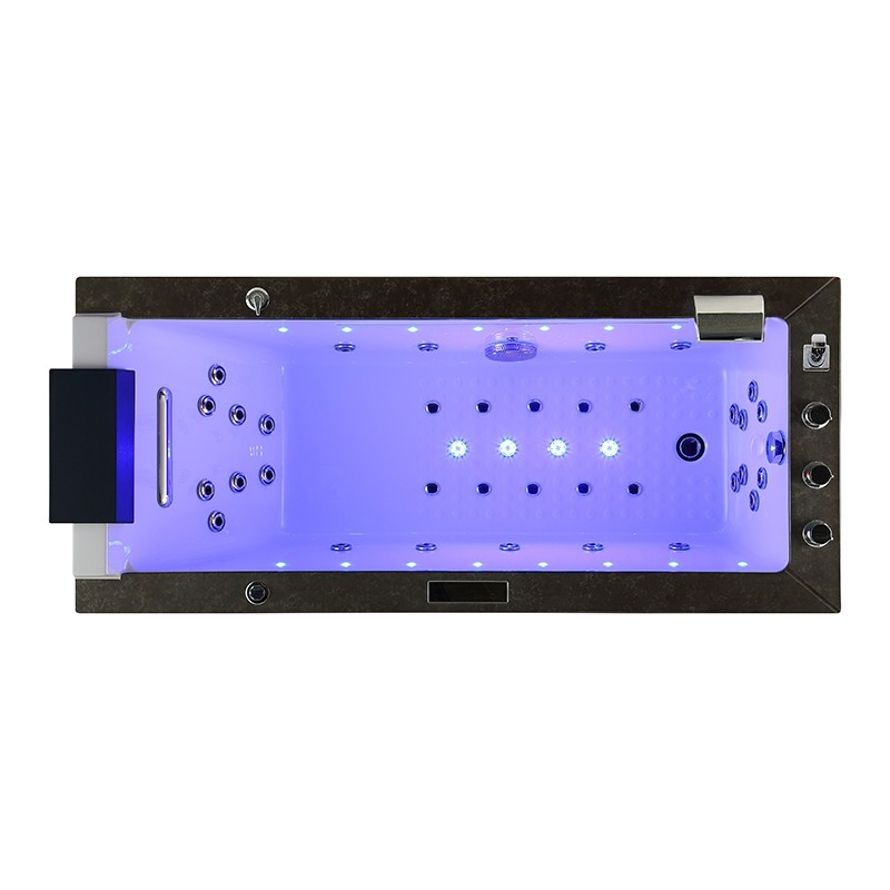 Baignoire balneo Lord Solo 1 place ZELAND® 170x75 - Droite