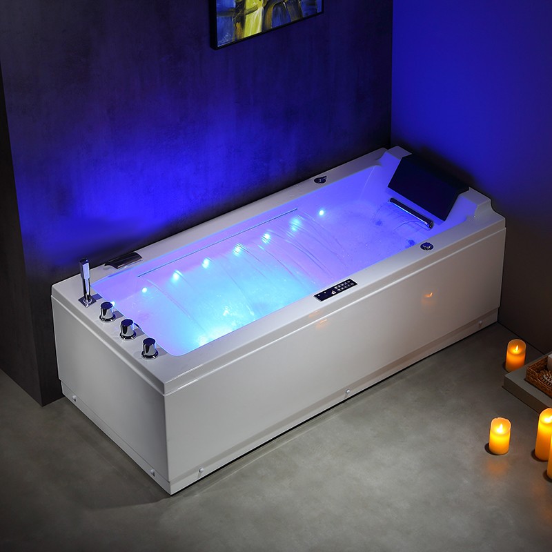 Baignoire balneo Lord Solo BLANC 1 place ARCHIPEL® 170x75 - GAUCHE