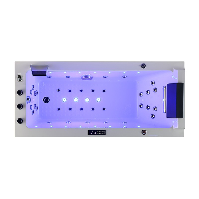 Baignoire balneo Lord Solo BLANC 1 place ARCHIPEL® 170x75 - GAUCHE