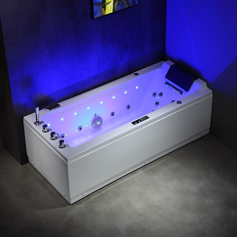 Baignoire balneo Lord Solo BLANC 1 place ARCHIPEL® 170x75 - GAUCHE