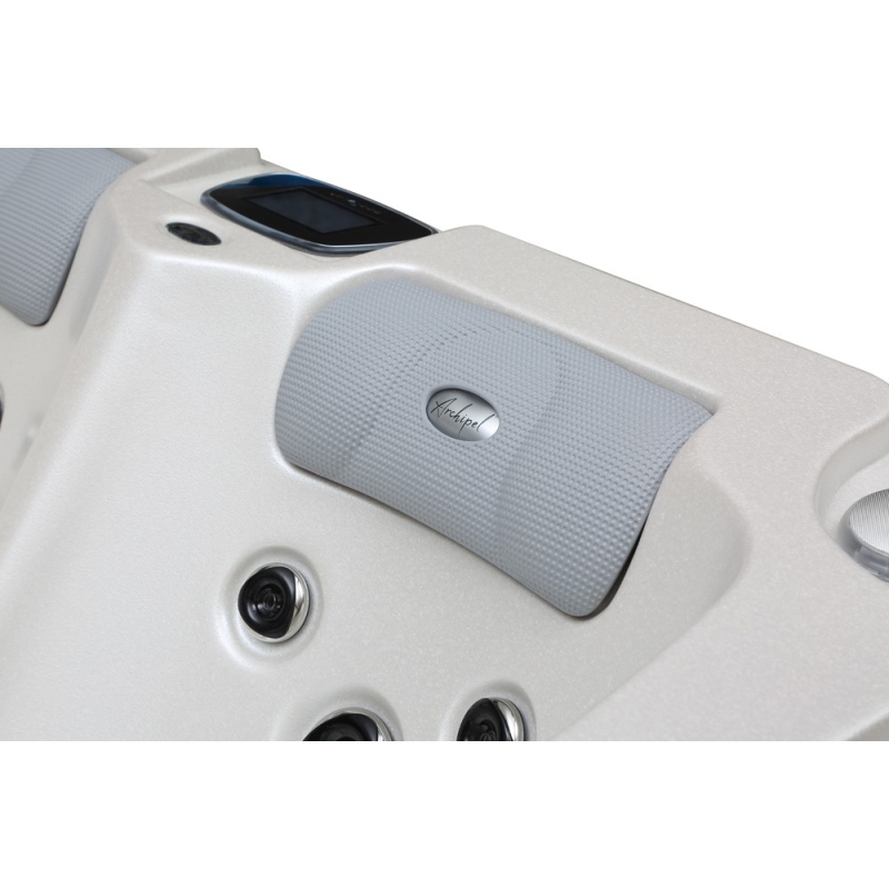 Spa 2 places allongées Archipel® GT2 PRO MAX BLANC NACRÉ - Spa Thérapeutique Balboa 210x148