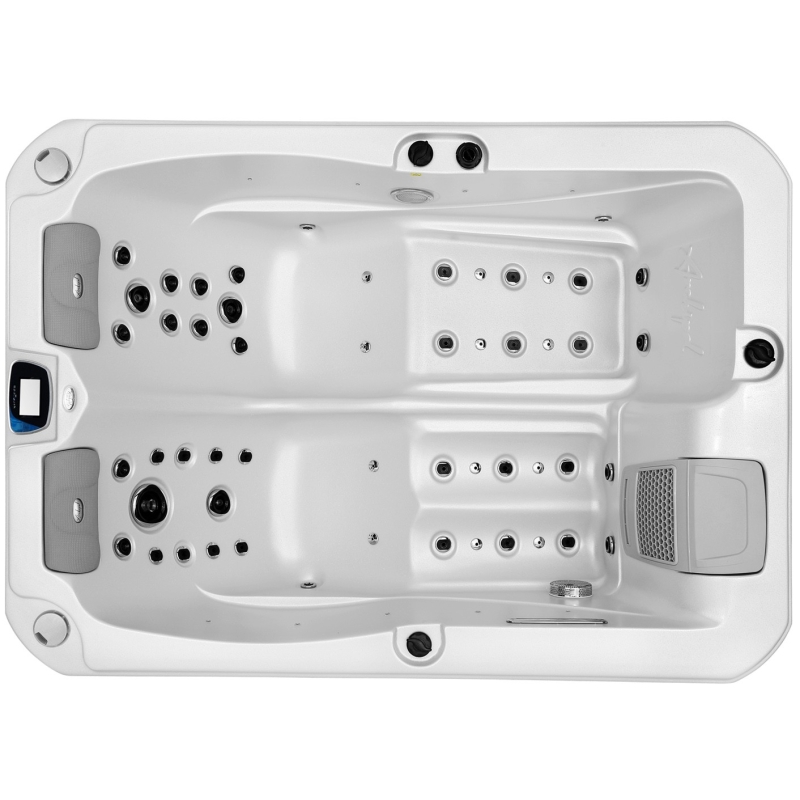 Spa 2 places allongées Archipel® GT2 PRO MAX BLANC NACRÉ - Spa Thérapeutique Balboa 210x148