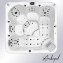 Spa Archipel® GT5 Edition OR BLANC Thérapeutique - Jacuzzi Balboa® 5 places 215 x 215 cm