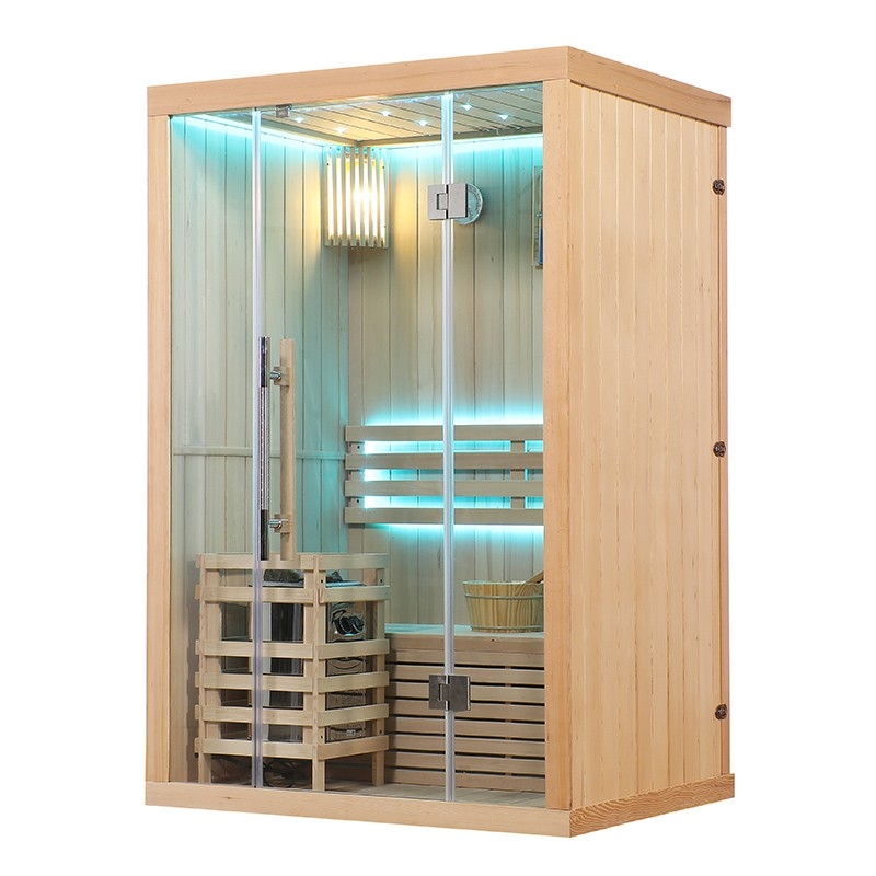 Sauna finlandais Nordica® Vapeur V12 - 1-2 places - 130 x 100 x H.200