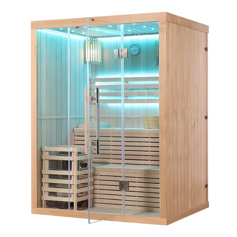 Sauna finlandais Nordica® Vapeur V23 - 2-3 places - 150 x 120 x H.200