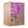 Sauna finlandais Nordica® Vapeur V23 (2 à 3 places) - 150 x 120 x H.200