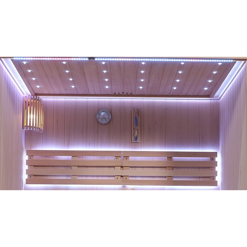Sauna finlandais Nordica® Vapeur V23 - 2-3 places - 150 x 120 x H.200