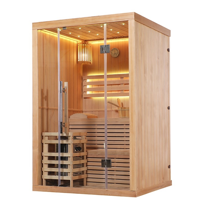 Sauna finlandais Nordica® Vapeur V23-S (1 à 2 places) - 130 x 120 x H.200