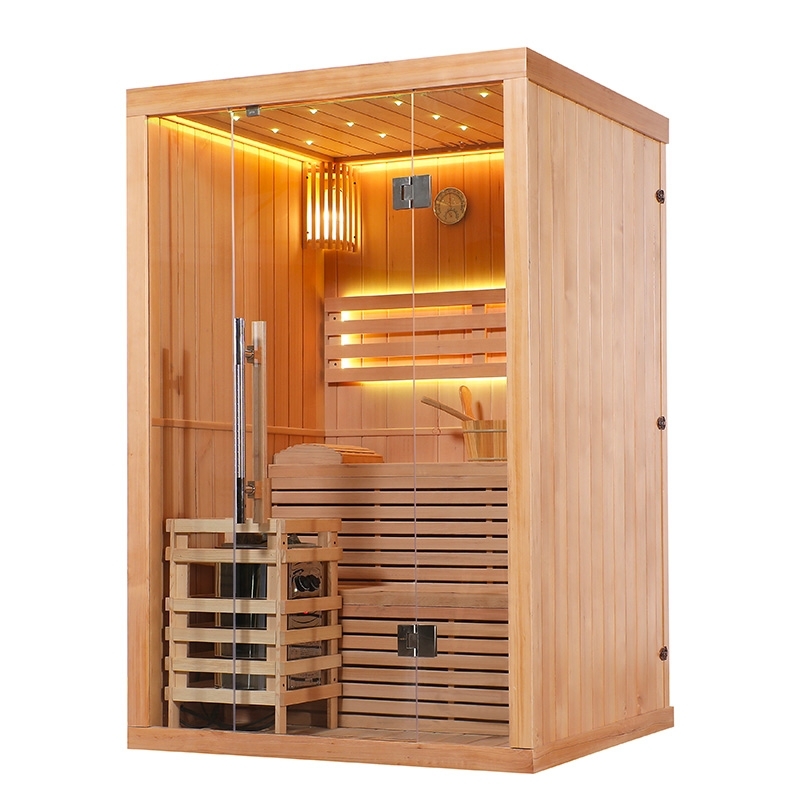 Sauna finlandais Nordica® Vapeur V23-S (1 à 2 places) - 130 x 120 x H.200