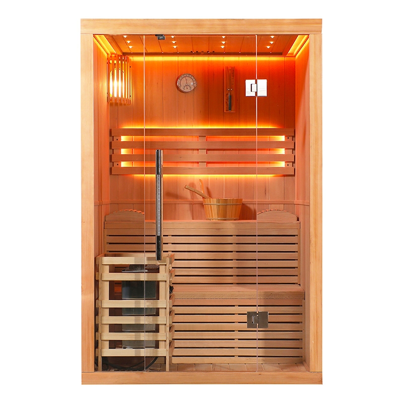 Sauna finlandais Nordica® Vapeur V23-S (1 à 2 places) - 130 x 120 x H.200
