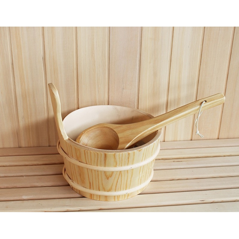 Sauna d'angle finlandais Nordica® Vapeur V34 - 3-4 places - 150 x 150 x H.200