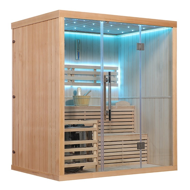 Sauna finlandais Nordica® Vapeur V45 - 4-5 places - 180 x 130 x H.200