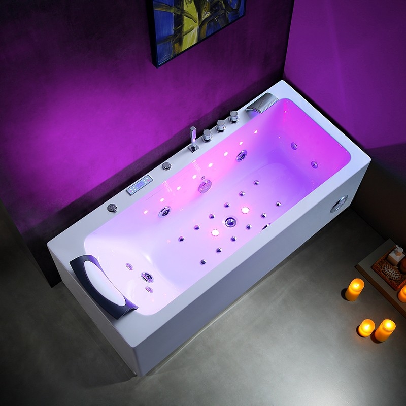 Baignoire balneo HAMILTON 160 droite ARCHIPEL®  160x75