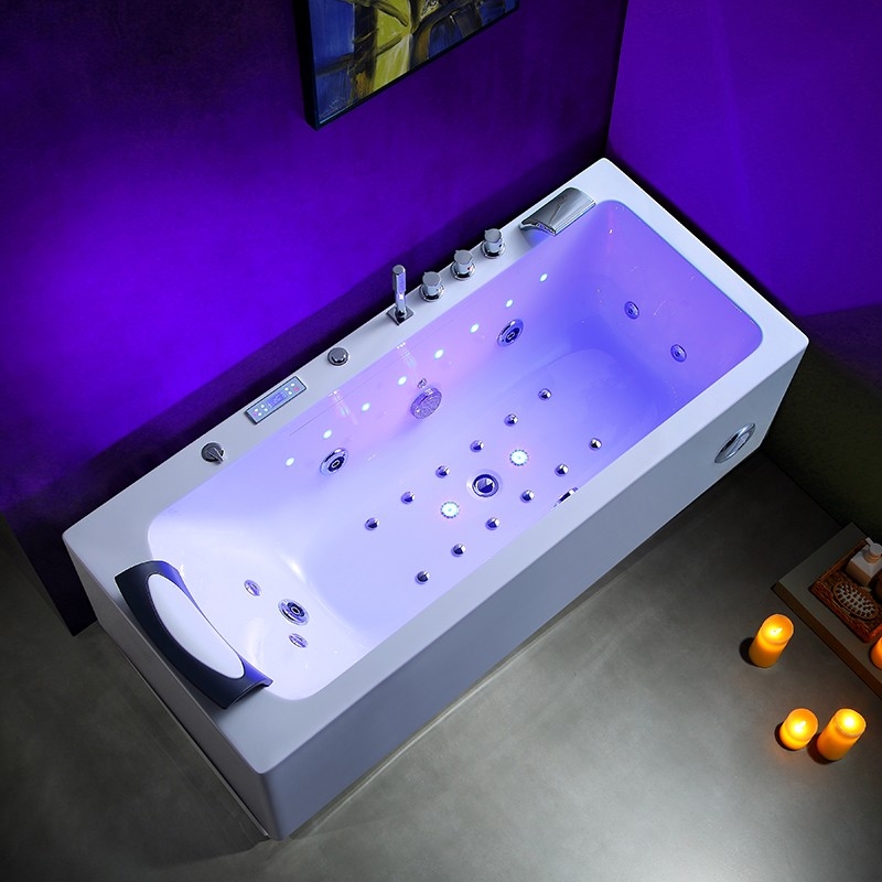 Baignoire balneo HAMILTON 160 droite ARCHIPEL®  160x75