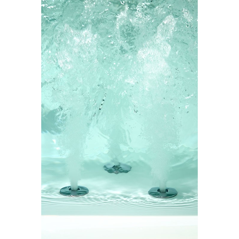 Baignoire balnéo VICTORIA BLANC 2 places 192x142 - Jets