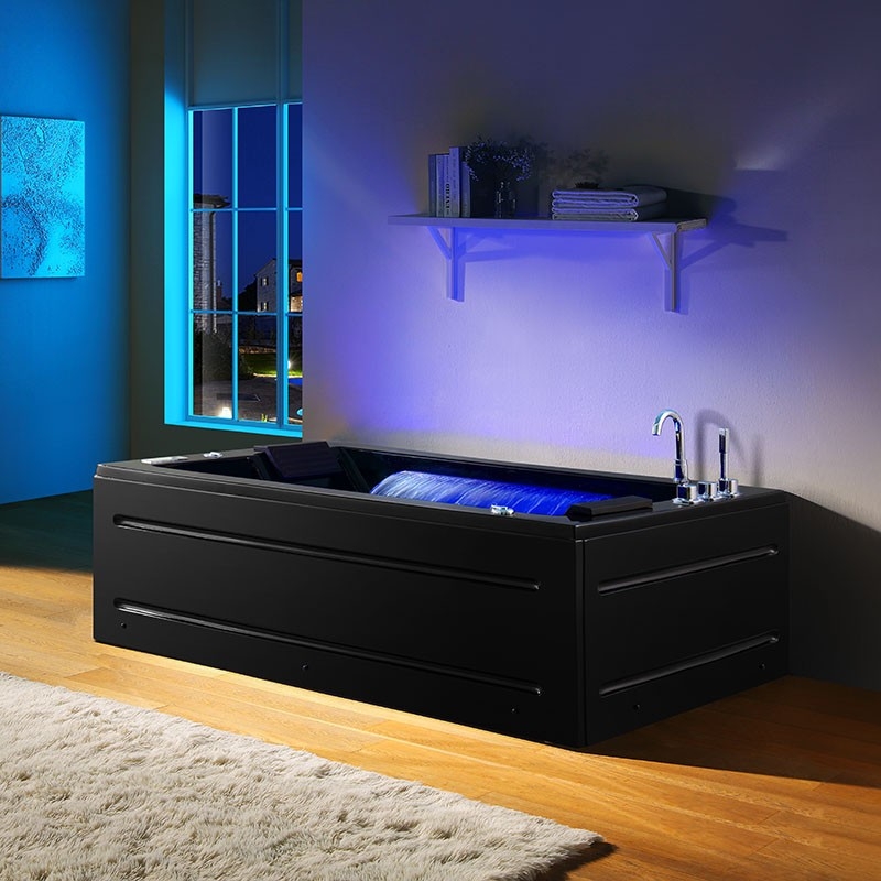 Baignoire Balneo Zeland® NIAGARA Duo BLACK 180x126