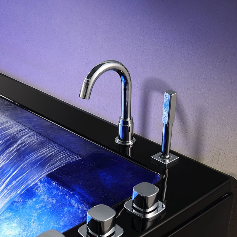 Baignoire Balneo Zeland® NIAGARA Duo BLACK 180x126