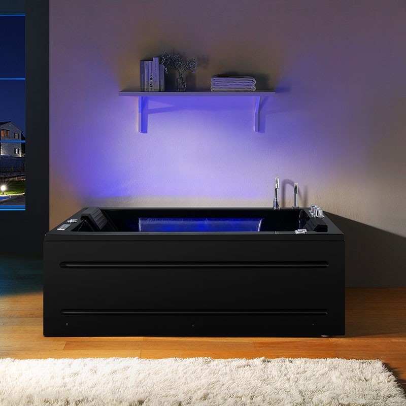 Baignoire Balneo Zeland® NIAGARA Duo BLACK 180x126