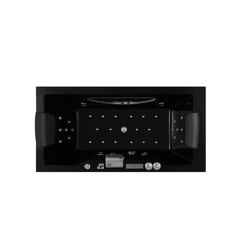 Baignoire balneo Riviera CONCEPT BLACK ARCHIPEL® 180x90