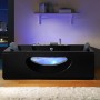 Baignoire balneo RIVIERA BLACK 1 place ARCHIPEL® 180x90