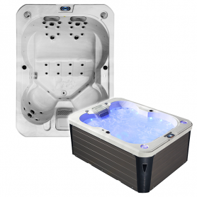 Spa compact 2 à 4 places Archipel® GR4 - Spa Relaxation Balboa® 215 x 160 cm