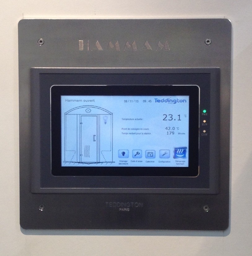 Console digitale Wellness SKW22 pour hammam LEH