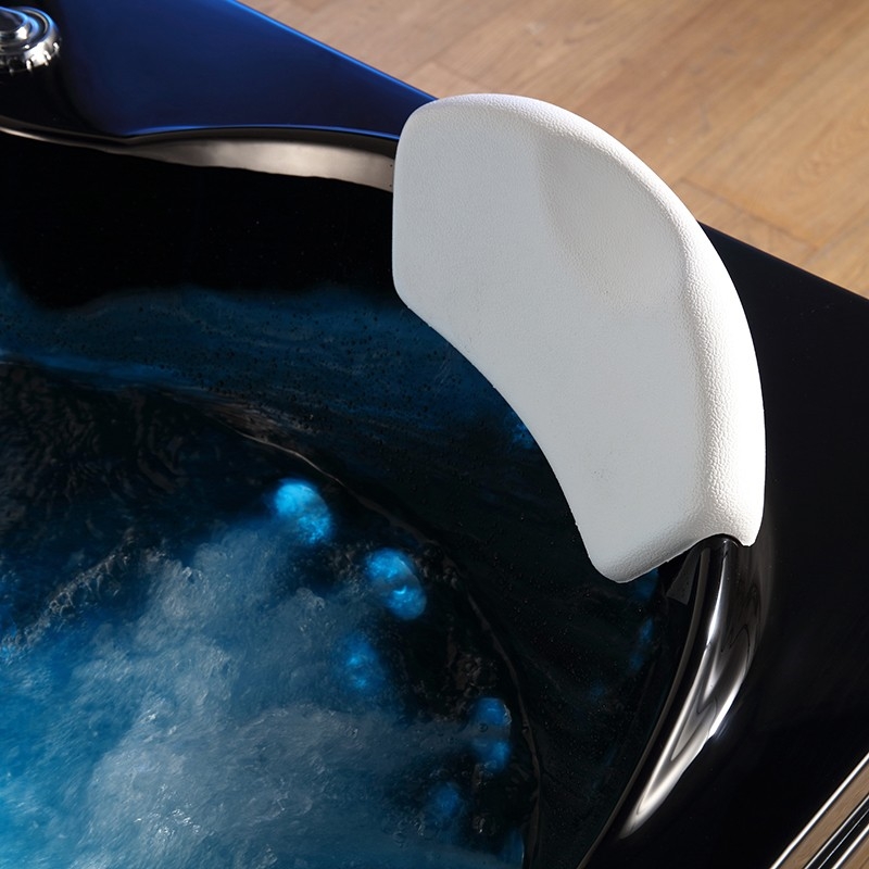 Baignoire balnéo MARINA BLACK 2 places ARCHIPEL® 181x151 - DROITE