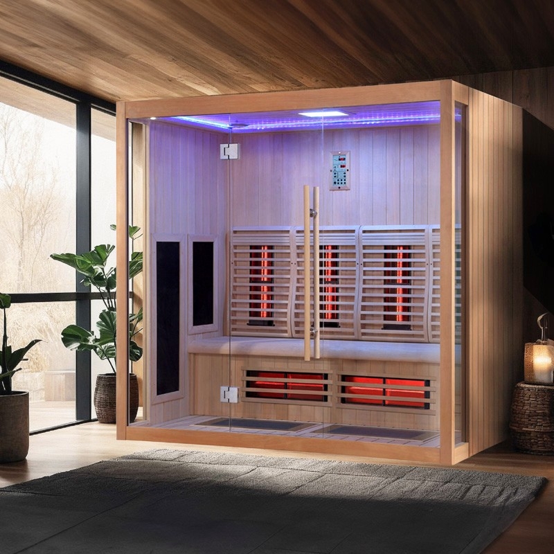 Sauna Infrarouge Boreal® Signature - 200 à Spectre Complet - 200x135x205