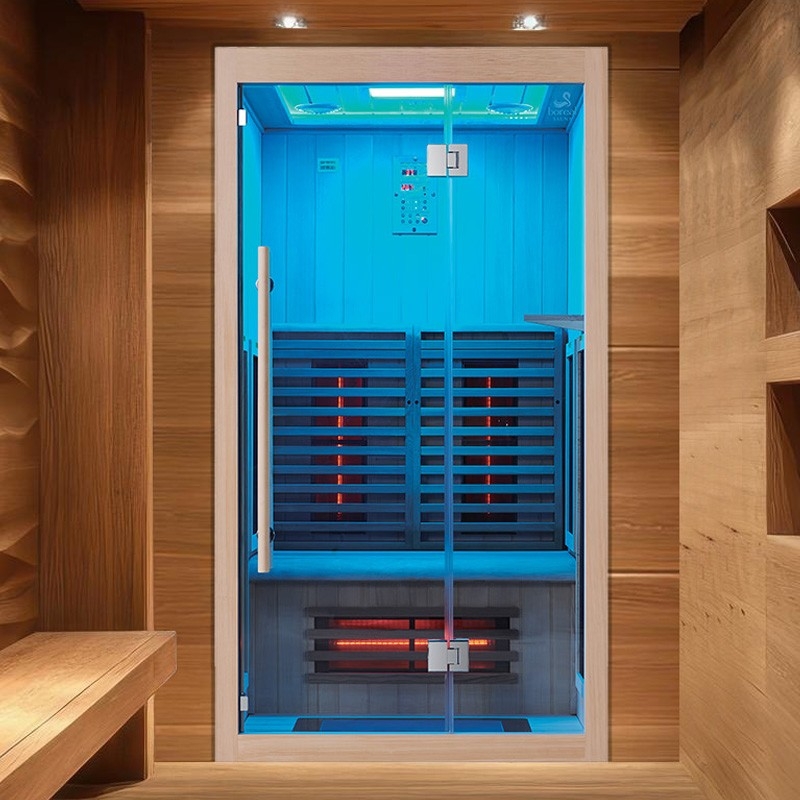 Sauna Infrarouge Boreal® Signature 110 à Spectre Complet - 110x110x205