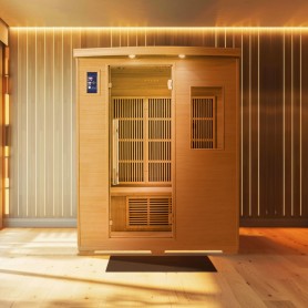 Sauna infrarouge NORDICA® CARBONE 3 PLACES 150x120