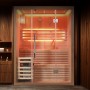 Sauna finlandais Nordica® Vapeur V23 (2 à 3 places) - 150 x 120 x H.200