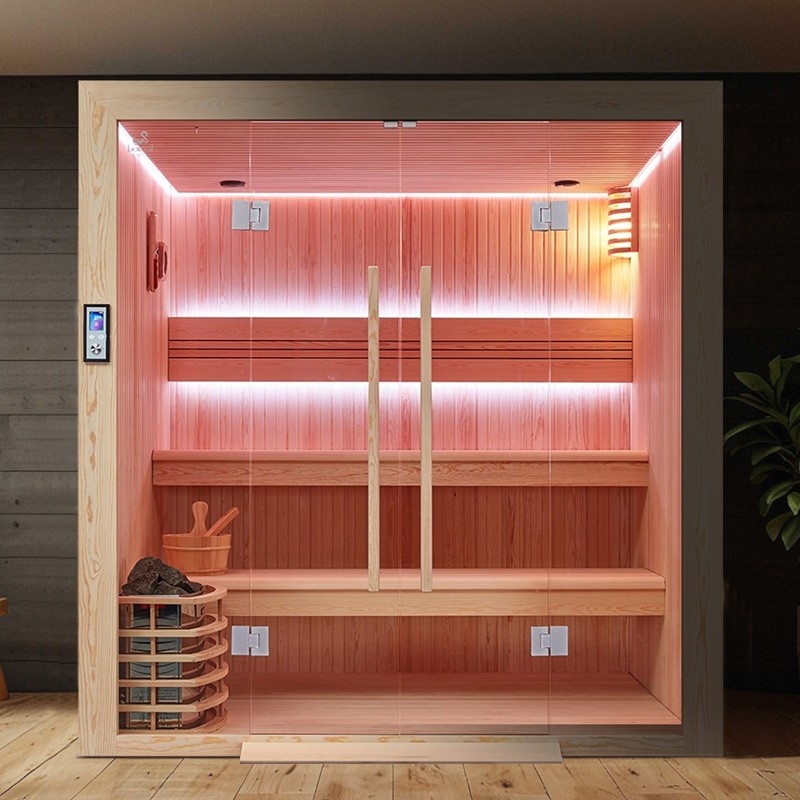 Sauna Boreal® Siberia PRO 200 - 4 à 6 places - 200 x 170 x 210