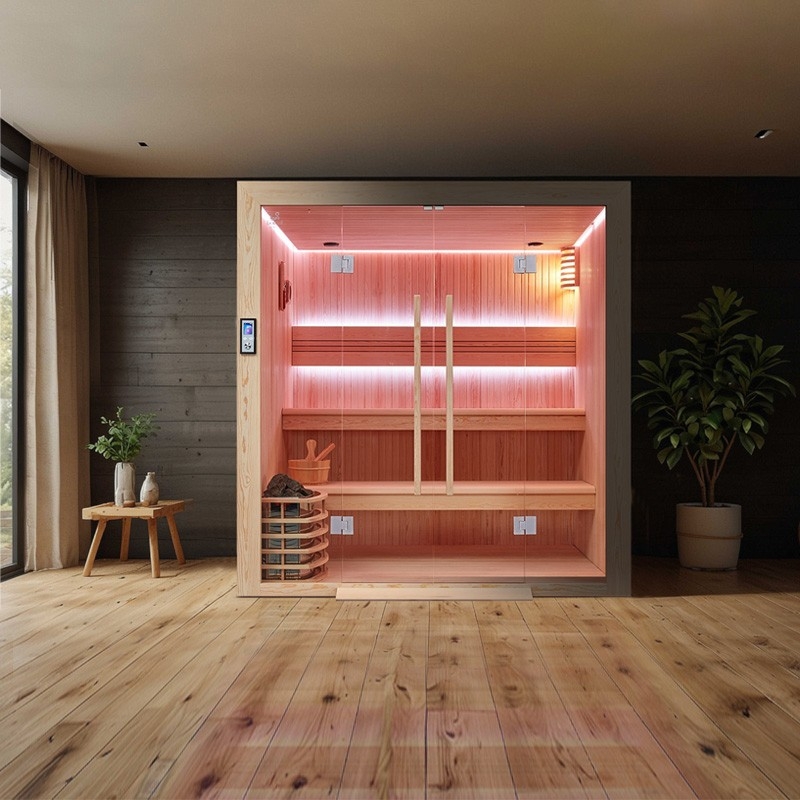 Sauna Boreal® Siberia PRO 200 - 4 à 6 personnes 200x170x210