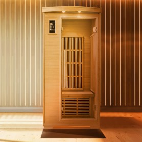 Sauna infrarouge NORDICA® CARBONE 1 PLACE 90x90