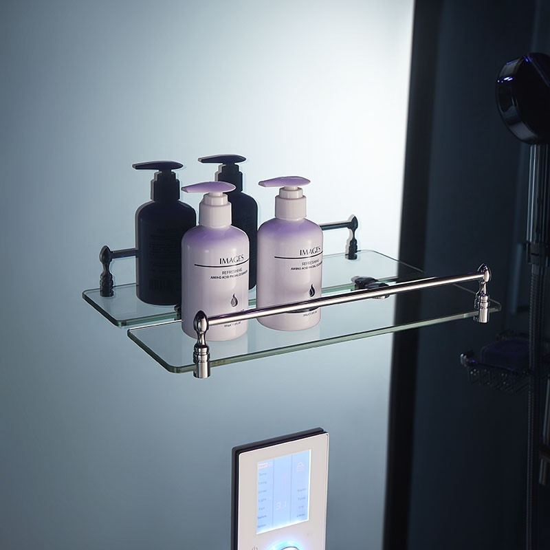 Cabine douche hammam 2 places XDUAL 120 MIROIR BLUE Archipel® - 120x80 cm