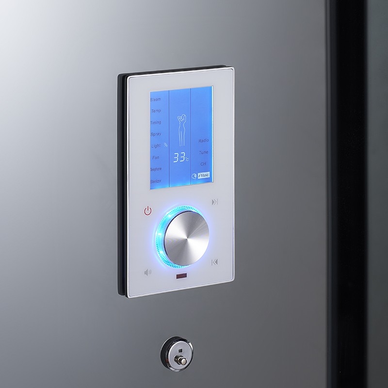 Cabine douche hammam 2 places XDUAL 160 MIRROR Archipel® - 160x90 cm