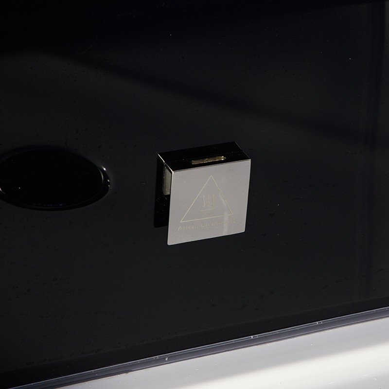 Cabine douche hammam 2 places XDUAL 160 BLACK Archipel® - 160x90 cm