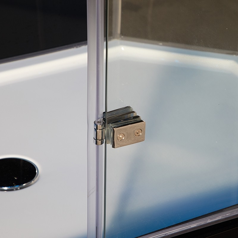 Cabine douche hammam 2 places XDUAL 160 BLACK Archipel® - 160x90 cm