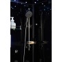 Cabine douche hammam X-ONE 100 BLACK Archipel® - 100x90 cm