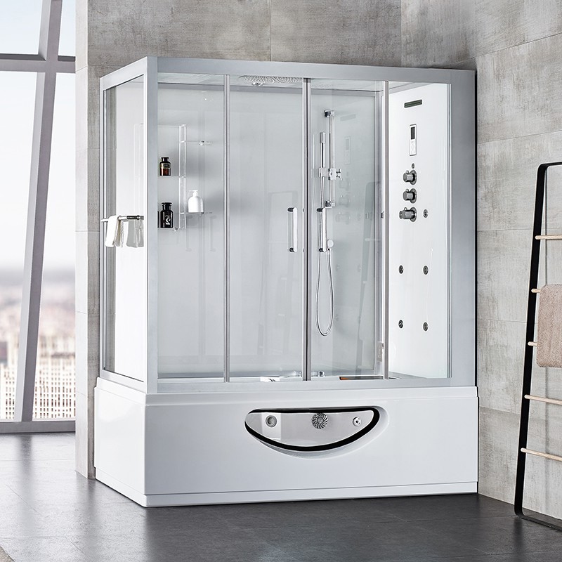 Combi Balneo douche Hammam Archipel® CBH WHITE Droite