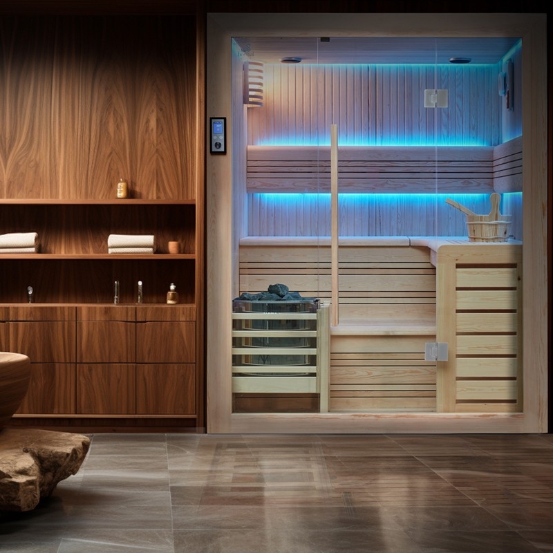 Sauna Traditionnel Boreal® Evasion Baltik - 170x150x210 cm