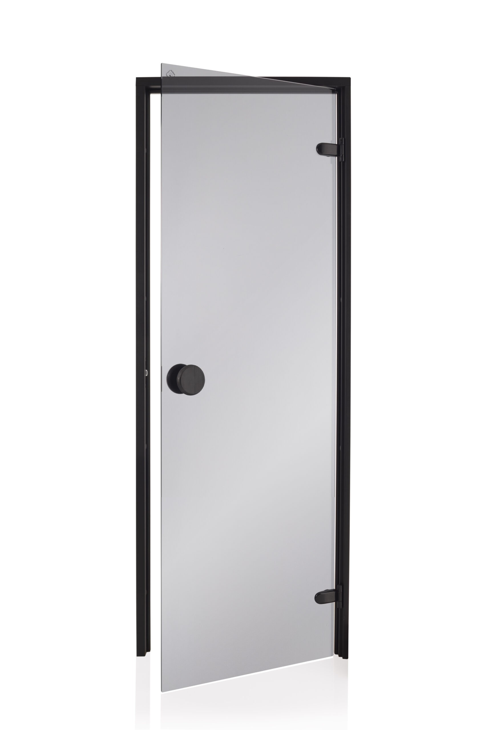 Porte pour hammam PRO BLACK LUXE 100 Norme PMR 100 x 200 cm